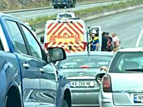 საცობი რუსთავი-თბილისის ავტობანზე