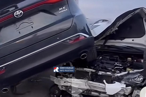 რუსთავში ავარიის დროს 4 ავტომობილი დაიმტვრა [video]