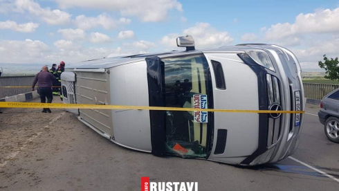 ავტოსაგზაო შემთხვევა რუსთავი-გაჩიანის გზაზე [video]