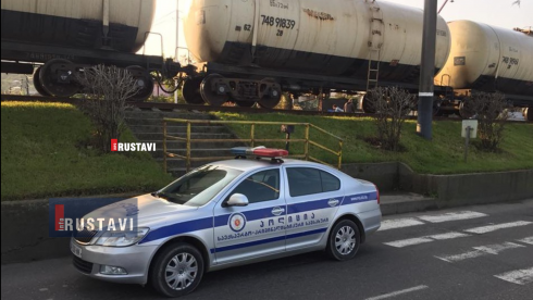 ქალი მატარებელს შეუვარდა