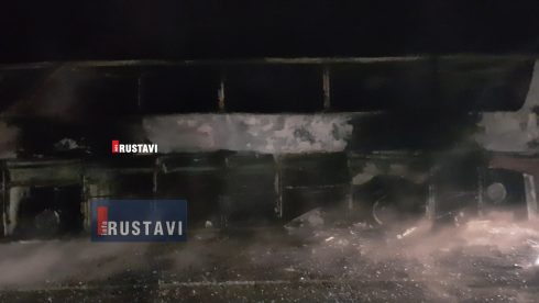 ავტობუსი მთლიანად დაიწვა [video]