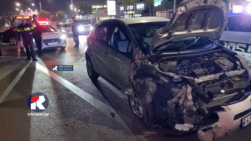 ავტოსაგზაო შემთხვევა რუსთავში [video]