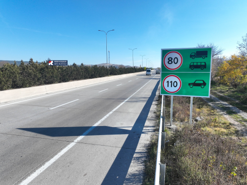 ავტომაგისტრალებზე ახალი საგზაო ნიშნები დამონტაჟდა