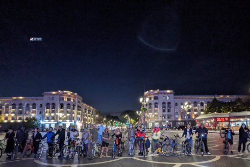 კოსტიუმირებული ველომსვლელობა რუსთავში [photo]