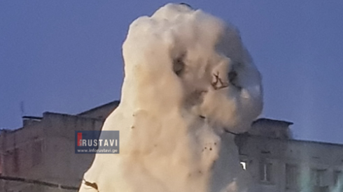 "მოძრავი თოვლის პაპა" [photo]