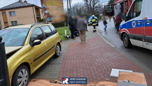 პოლონეთში საქართველოს 4 მოქალაქეს ავტომობილი შეეჯახა