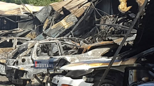 ცეცხლი დაკეტილ ავტოსახელოსნოში გაჩნდა