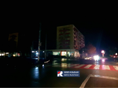 რატომ გაითიშა დენი რუსთავში