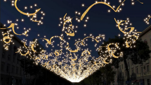 რუსთავში, კოსტავას გამზირზე საახალწლოდ ახალი განათებები მოეწყობა [photo]