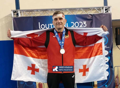 რუსთაველი ვეტერანი მოჭიდავე მსოფლიოს ვიცე ჩემპიონია