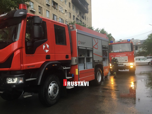 საცხოვრებელ სახლში ცეცხლი გაჩნდა