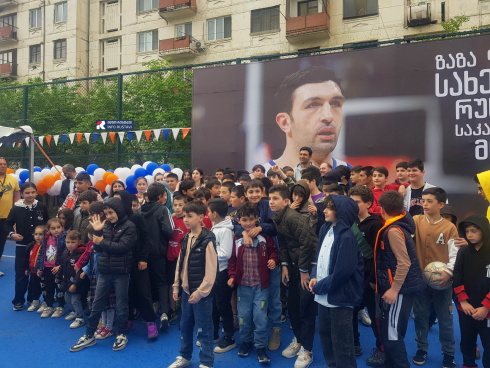 რუსთავში ზაზა ფაჩულიას სახელობის მოედანი გაიხსნა [video]