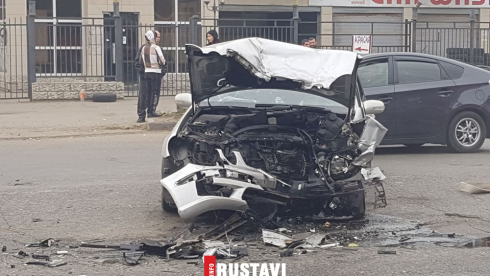 ავარია რუსთავი-თბილისის მაგისტრალზე [video]