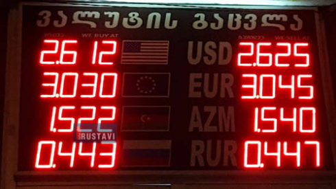 ლარი vs დოლარი