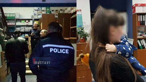 "ფეხი ჩამარტყა და ბავშვს დაავლო ხელი" [video]