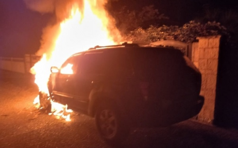 წალენჯიხის მერის ავტომობილი დაიწვა