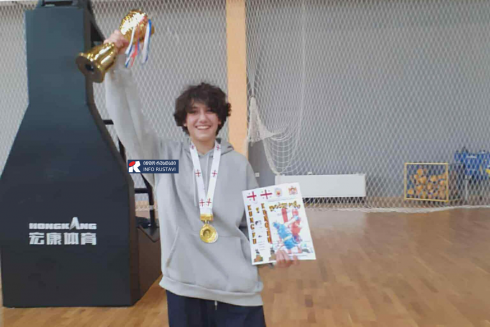 რუსთაველი სპორტსმენი საქართველოს კუნგ-ფუს ჩემპიონი გახდა