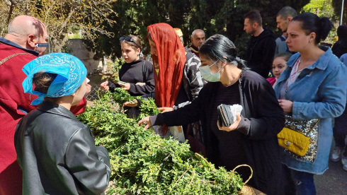 ბზობის დღესასწაული რუსთავში [photo]