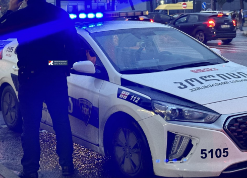 რუსთავში, ცენტრალურ ქუჩაზე ავარია მოხდა [photo]