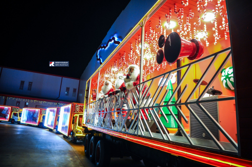 რუსთავში დღეს კოკა-კოლას საახალწლო ქარავანი შემოვა