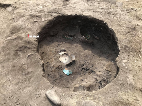 არქეოლოგიური აღმოჩენა რუსთავის ციხესთან [video]