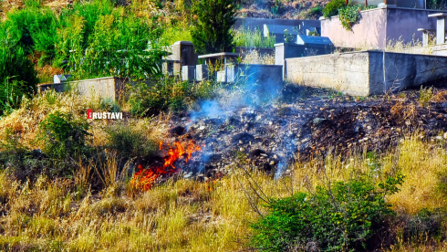 კიდევ ერთი ხანძარი რუსთავში [video]