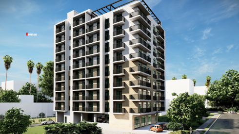 რუსთავში ახალი საცხოვრებელი კორპუსი შენდება [photo]