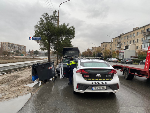 ავტოსაგზაო შემთხვევა რუსთავში [photo]