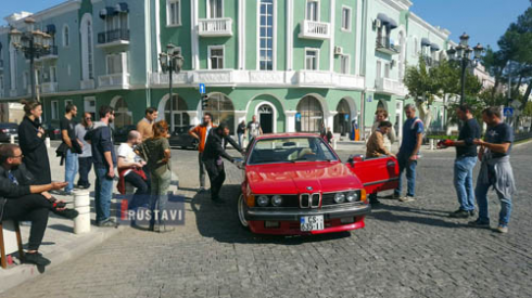 გადაღებების გამო მოძრაობა შეფერხებული იყო (ვიდეო)