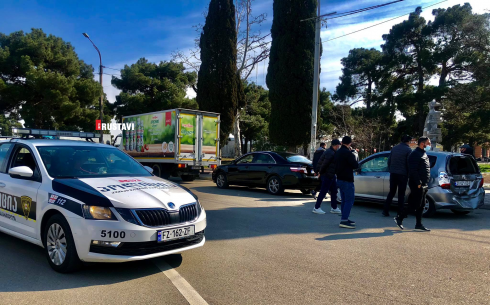 ავტოსაგზაო შემთხვევა რუსთავში [photo]