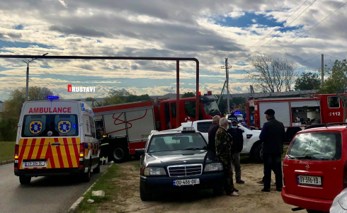 ხანძარი რუსთავში [video]