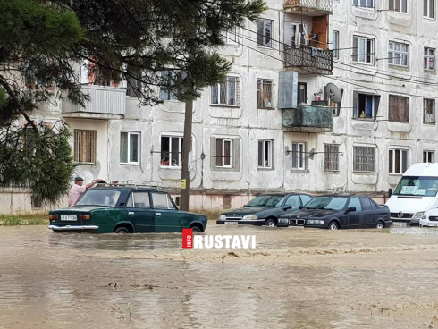 "წყალდიდობა რუსთავში" [photo]
