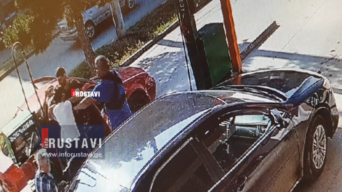 ჩხუბის შემდეგ მანქანა დააჯახა [video]