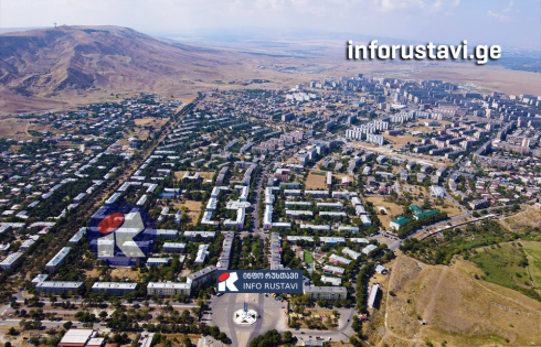 კოსმოსიდან დანახული რუსთავი [photo]