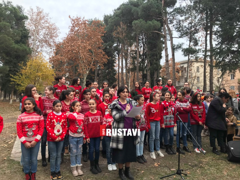 მრავალფუნქციური სკვერი რუსთავში [photo]