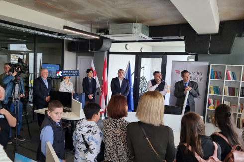 რუსთავის მედიათეკაში ავსტრიული კუთხე გაიხსნა