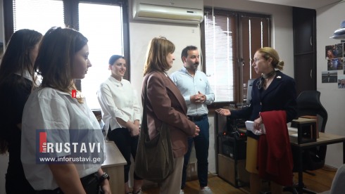 "ინფო რუსთავს" ამერიკის ელჩი ეწვია