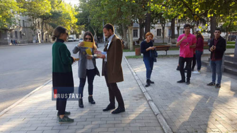 ლეიბორისტული პარტიის წარმომადგენლები მოსახლეობას გაესაუბრნენ