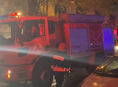 რუსთავში საკვებ ობიექტში ძლიერი დაკვამლიანება იყო