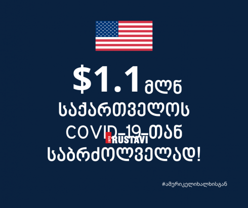 აშშ საქართველოს 1.1 მილიონ დოლარს გადასცემს