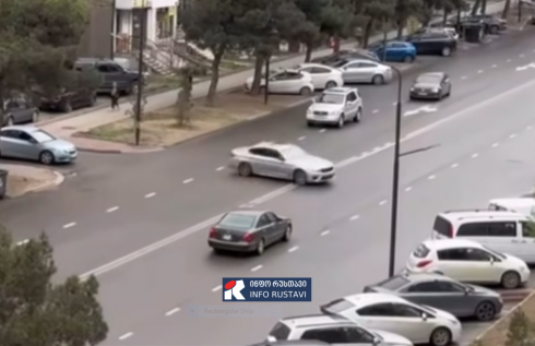 რუსთავში, მესხიშვილის ქუჩაზე დრიფტის გამო მძღოლი დააჯარიმეს