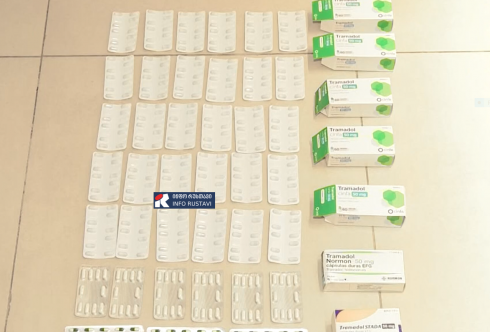 პოლიციამ 420 აბი ნარკოტიკული საშუალება ნივთმტკიცებად ამოიღო