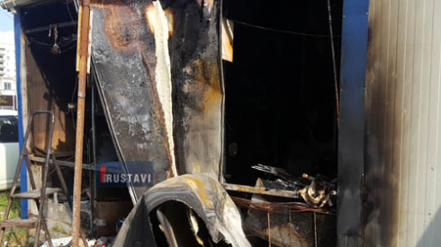 მაღაზია დაიწვა (ფოტო/ვიდეო)