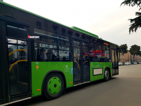 რუსთავში ავტობუსის მგზავრების მკაცრი კონტროლი იწყება