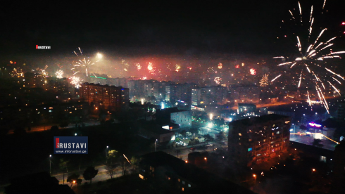 რუსთავი ახალ 2020 წელს [video]