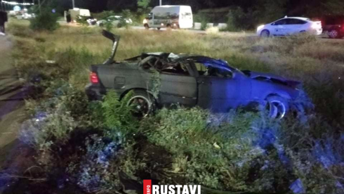 ავარია რუსთავი-თბილისის ავტობანზე [photo]