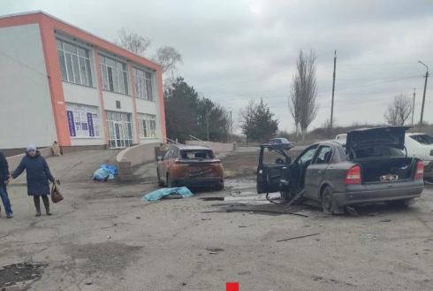 ოკუპირებულ დონეცკში რუსებმა საავადმყოფო დაბომბეს