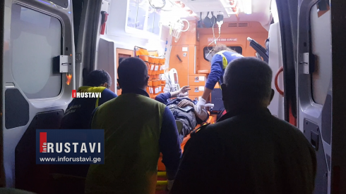 რუსთავში ქვეითს ავტომობილი დაეჯახა [video]