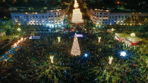 რუსთავის მერიამ ახალი წლისთვის მზადება დაიწყო