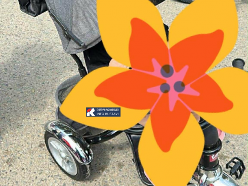 რუსთავში ჩვილის ეტლი მოიპარეს